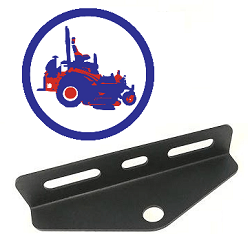 Universal mower trailer tow hitch 5 inches black